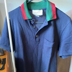 GUCCI POLO w WEB COLLAR